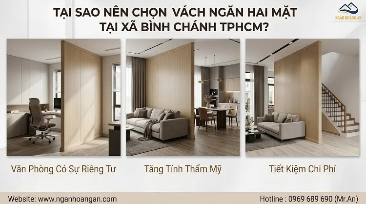 Tại Sao Nên Chọn Vách Ngăn Hai Mặt Tại Xã Bình Chánh TPHCM?