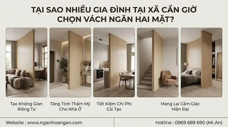 Tại Sao Nhiều Gia Đình Tại Xã Cần Giờ Chọn Vách Ngăn Hai Mặt?