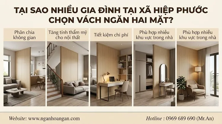Tại Sao Nhiều Gia Đình Tại Xã Hiệp Phước Chọn Vách Ngăn Hai Mặt?