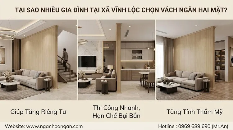Tại Sao Nhiều Gia Đình Tại Xã Vĩnh Lộc Chọn Vách Ngăn Hai Mặt?