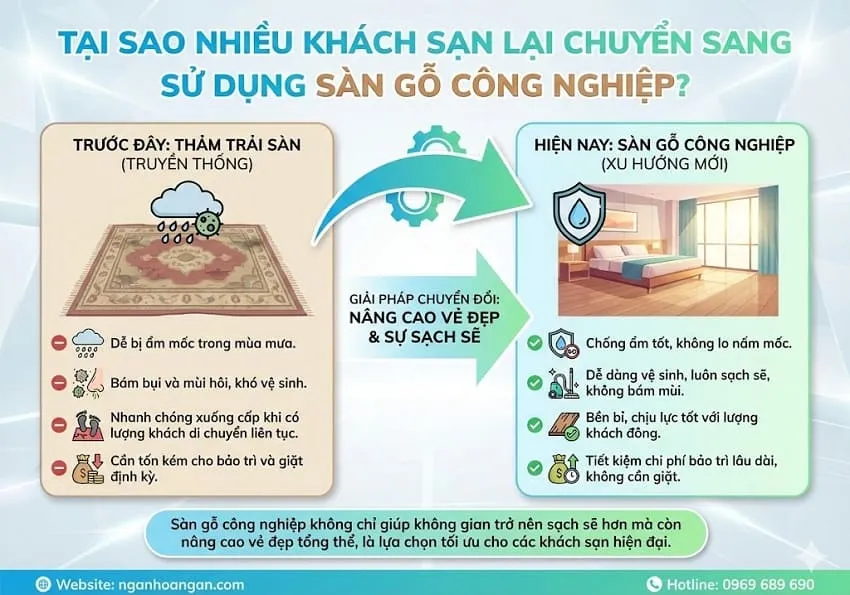 Tại Sao Nhiều Khách Sạn Lại Chuyển Sang Sử Dụng Sàn Gỗ Công Nghiệp?