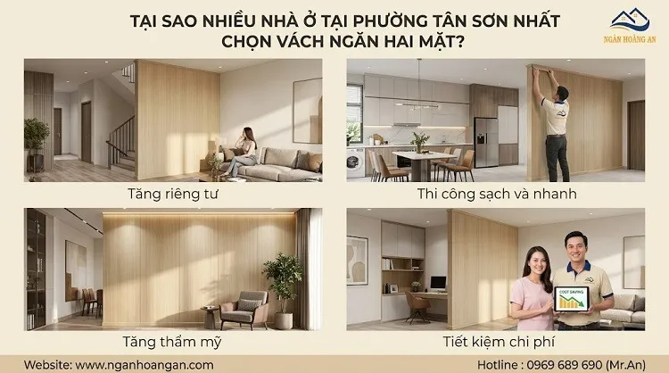 Tại Sao Nhiều Nhà Ở Tại Phường Tân Sơn Nhất Chọn Vách Ngăn Hai Mặt?