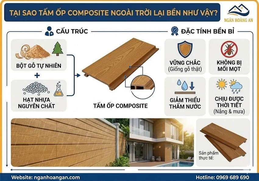 Tại Sao Tấm Ốp Composite Ngoài Trời Lại Bền Như Vậy?