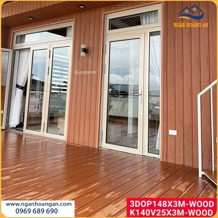 Tấm Gỗ Nhựa Ngoài Trời Trang Trí Mặt Tiền Bền Đẹp Tấm Gỗ Nhựa Ngoài Trời Trang Trí Mặt Tiền Bền Đẹp