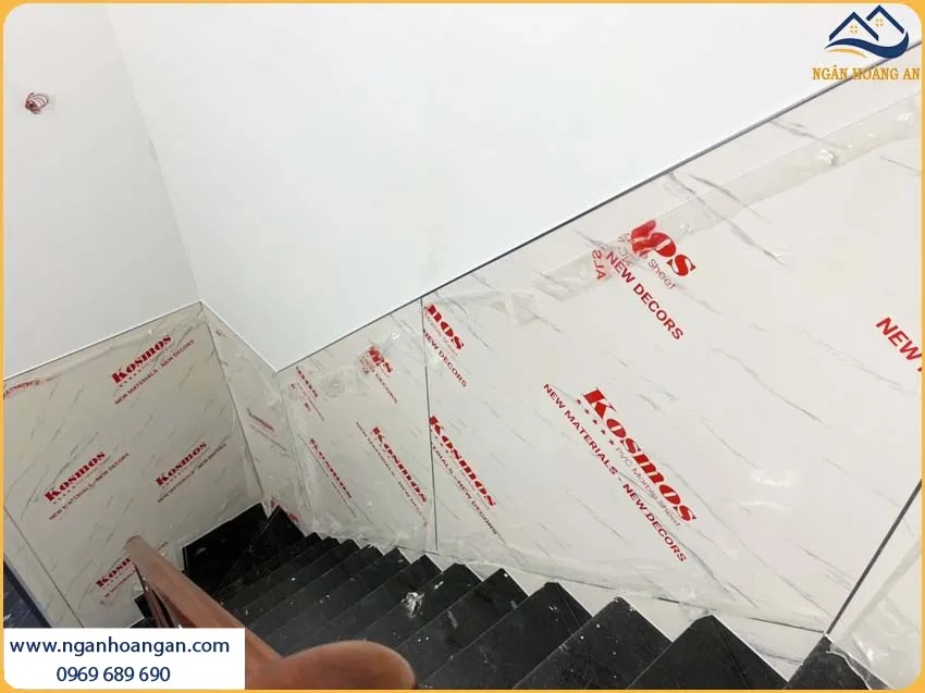 Tấm Nhựa PVC Giả Đá Kosmos Có Khả Năng Cách Âm, Cách Nhiệt Tốt