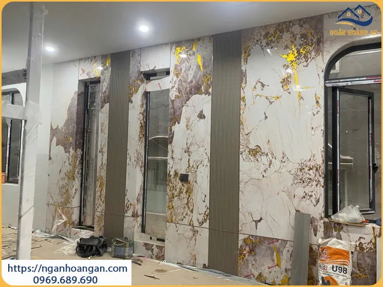 Tấm Ốp Đa Năng Than Tre Pandora Dát Vàng Tại Phường Phú Định TPHCM