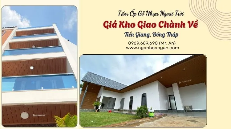 Tấm Ốp Gỗ Nhựa Ngoài Trời Giá Kho Giao Chành Về Tiền Giang, Đồng Tháp