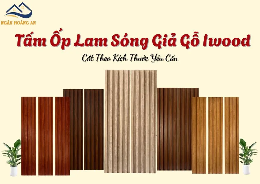 Tấm Ốp Lam Sóng Giả Gỗ Cắt Theo Kích Thước