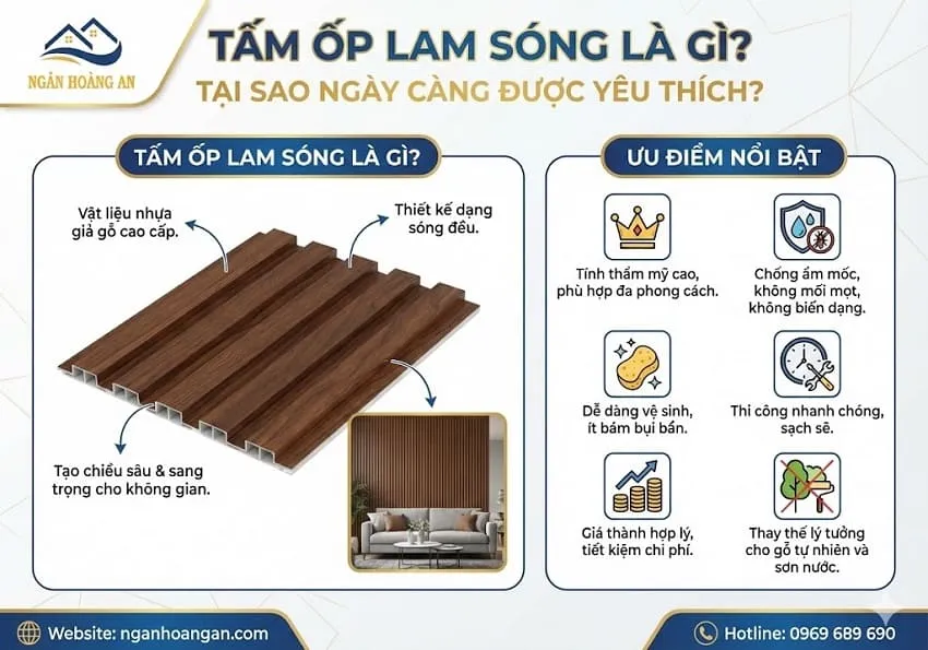 Tấm Ốp Lam Sóng Là Gì? Tại Sao Ngày Càng Được Yêu Thích?