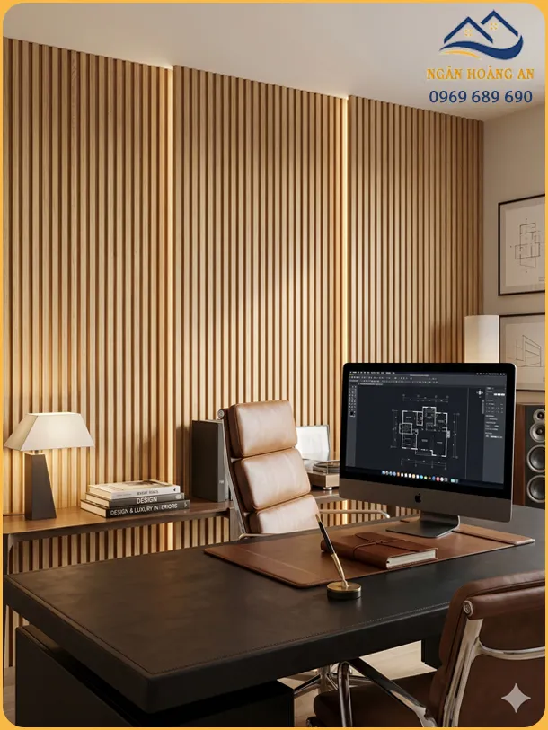 Tấm Ốp Lam Sóng Nhựa Giả Gỗ Hobiwood LS501 Tấm Ốp Lam Sóng Nhựa Giả Gỗ Hobiwood LS501