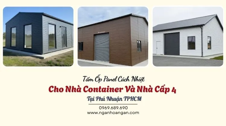 Tấm Ốp Panel Cách Nhiệt Cho Nhà Container Và Nhà Cấp 4 Tại Phú Nhuận TPHCM