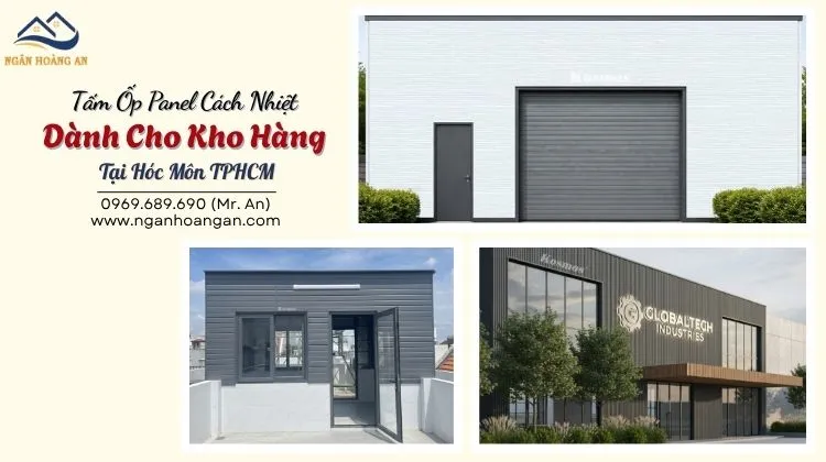 Tấm Ốp Panel Cách Nhiệt Dành Cho Kho Hàng Tại Hóc Môn TPHCM