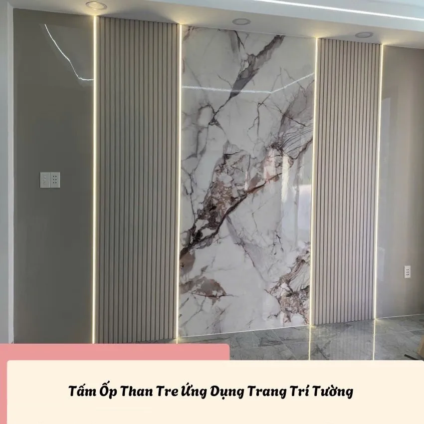 Tấm Ốp Than Tre Ứng Dụng Trang Trí Tường