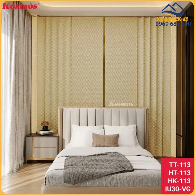 Ứng Dụng Tấm Ốp Than Tre Da Đan Kosmos 8mm TT-113 Vân Vàng Kem Ứng Dụng Tấm Ốp Than Tre Da Đan Kosmos 8mm TT-113 Vân Vàng Kem