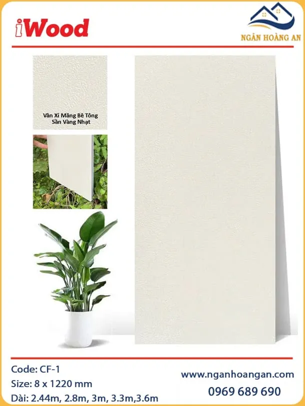 Tấm Ốp Than Tre iWood CF-1 Cắt Kích Thước Yêu Cầu
