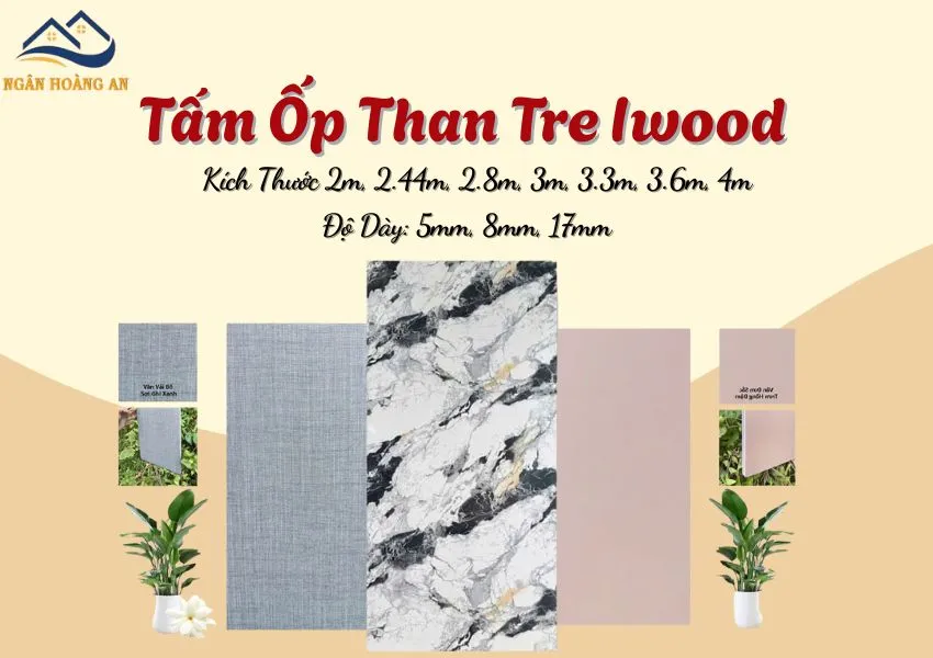 Tấm Ốp Than Tre iWood Chất Lượng Cắt Theo kích Thước