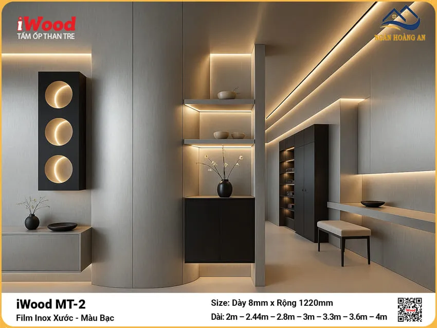 Tấm Ốp Than Tre iWood MT-2 Cắt Tấm Theo Kích Thước