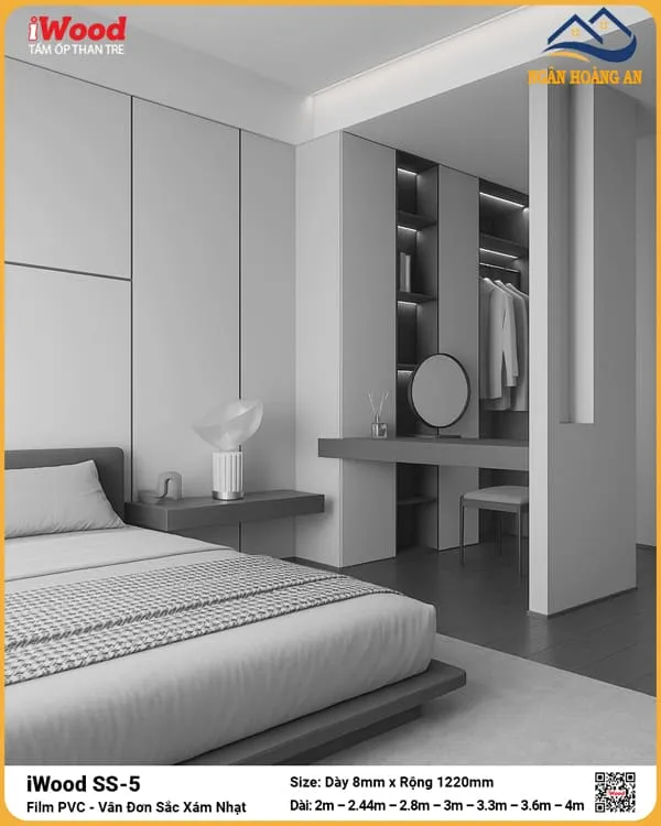 Tấm Ốp Than Tre iWood SS-5 Cắt Tấm Theo Yêu Cầu