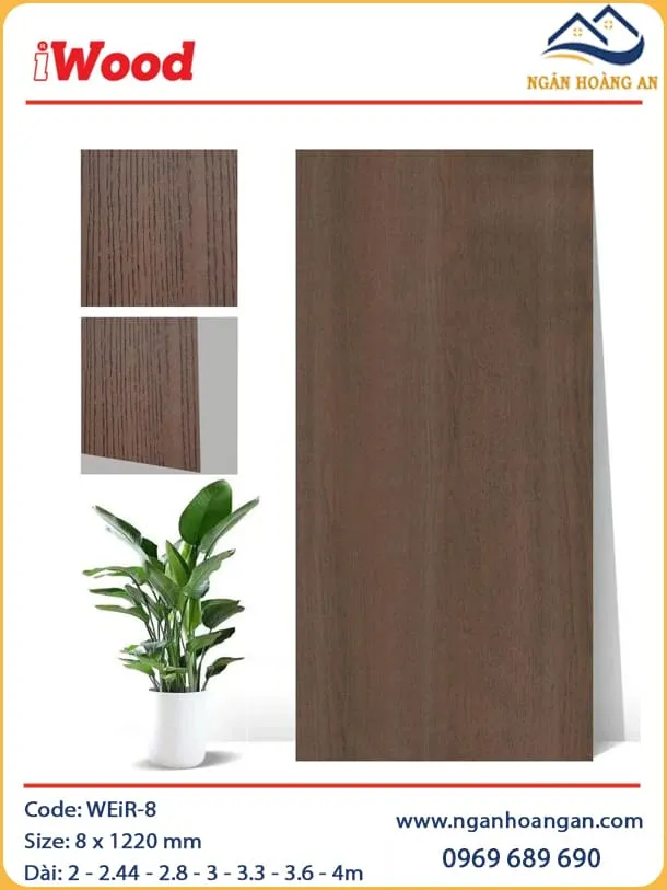 Tấm Ốp Than Tre iWood WEiR 8 Cắt Kích Thước Yêu Cầu