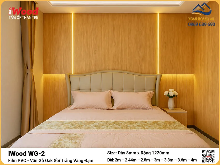 Tấm Ốp Than Tre Vân Gỗ WG-2 Ốp Vách Đầu Giường Tấm Ốp Than Tre Vân Gỗ WG-2 Ốp Vách Đầu Giường