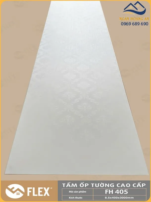 Tấm Ốp Trần Nano Giả Vân Vải FLEX FH405 Cắt Theo Yêu Cầu