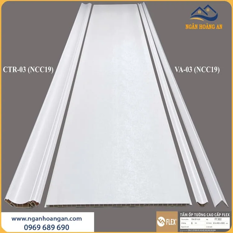Tấm Ốp Tường Nano FLEX Vân Vải Trắng FT302 Cắt Theo Yêu Cầu