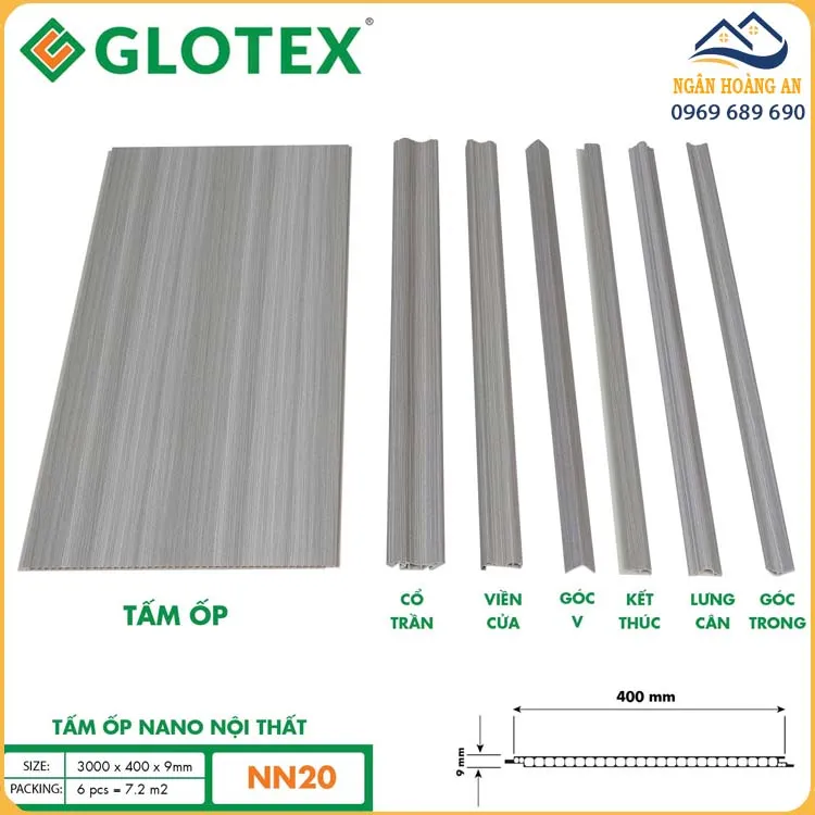 Tấm Ốp Nano Glotex NN20 Có Gì Khác Biệt? Tấm Ốp Nano Glotex NN20 Có Gì Khác Biệt?