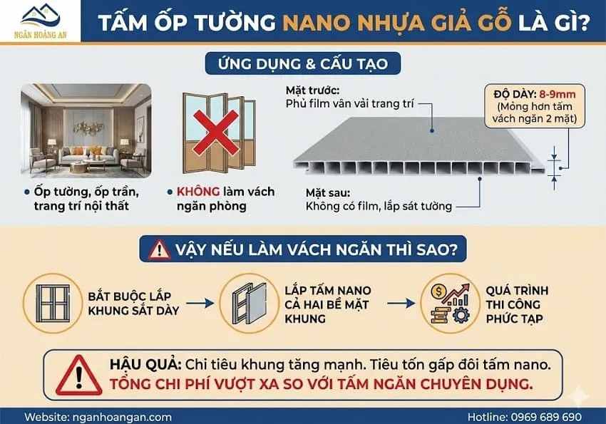 Tấm Ốp Tường Nano Nhựa Giả Gỗ Là Gì?