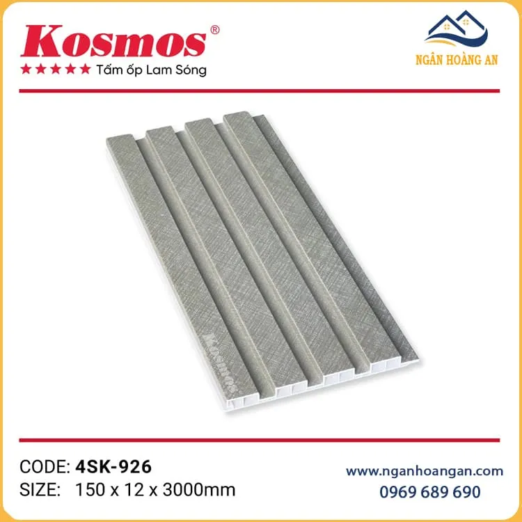 Tấm Ốp Tường Ốp Trần Lam 4 Sóng Kép Kosmos 4SK-926