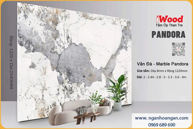 Tấm Ốp Tường Sợi Than Tre Đa Năng Pandora Iwood Tấm Ốp Tường Sợi Than Tre Đa Năng Pandora Iwood