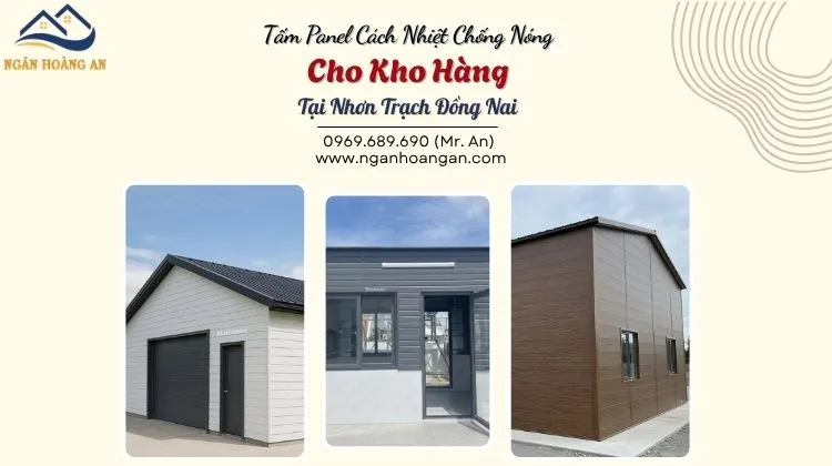 Tấm Panel Cách Nhiệt Chống Nóng Cho Kho Hàng Tại Nhơn Trạch Đồng Nai