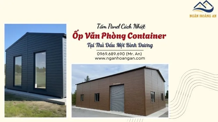 Tấm Panel Cách Nhiệt Ốp Văn Phòng Container Tại Thủ Dầu Một Bình Dương
