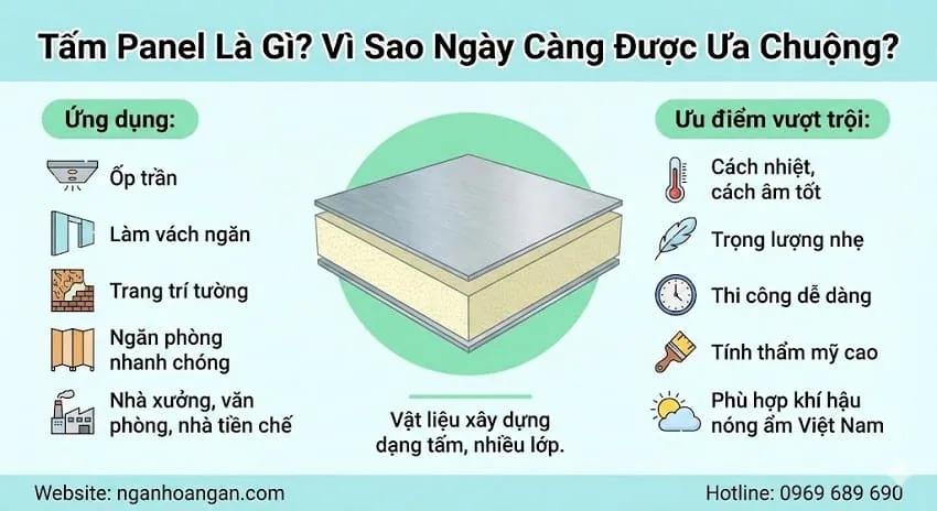 Tấm Panel Là Gì? Vì Sao Ngày Càng Được Ưa Chuộng?