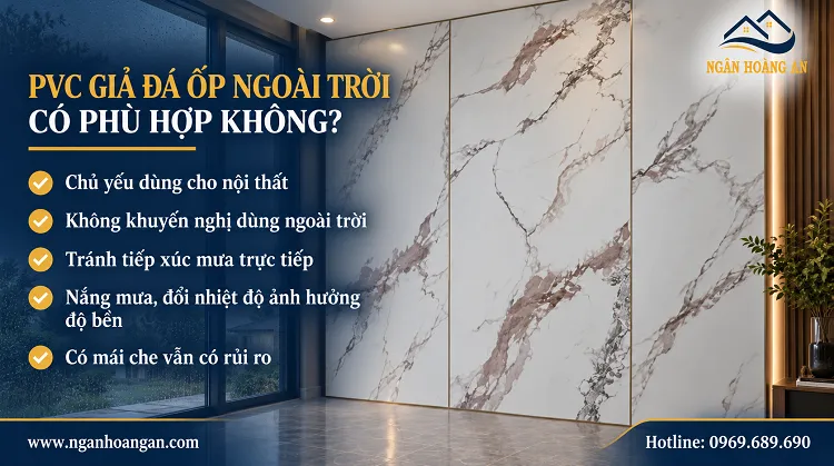 Tấm PVC Giả Đá Ốp Tường Ngoài Trời Có Phù Hợp Không? Tấm PVC Giả Đá Ốp Tường Ngoài Trời Có Phù Hợp Không?