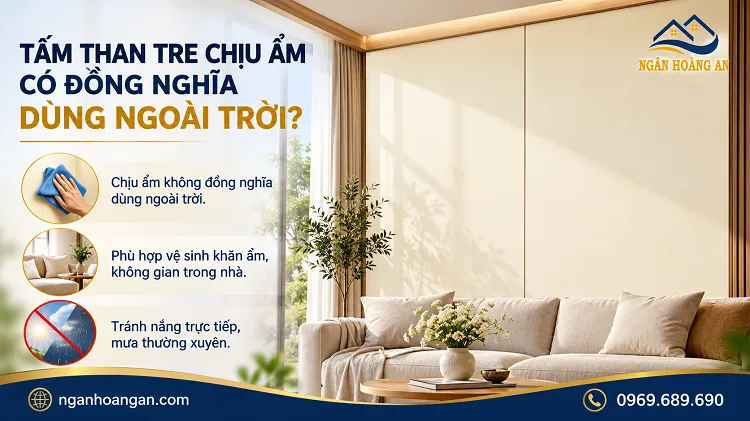 Tấm Than Tre Chịu Ẩm Có Đồng Nghĩa Dùng Ngoài Trời?