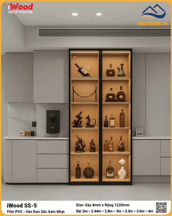 Tấm Than Tre iWood SS-5 Cắt Tấm Theo Kích Thước