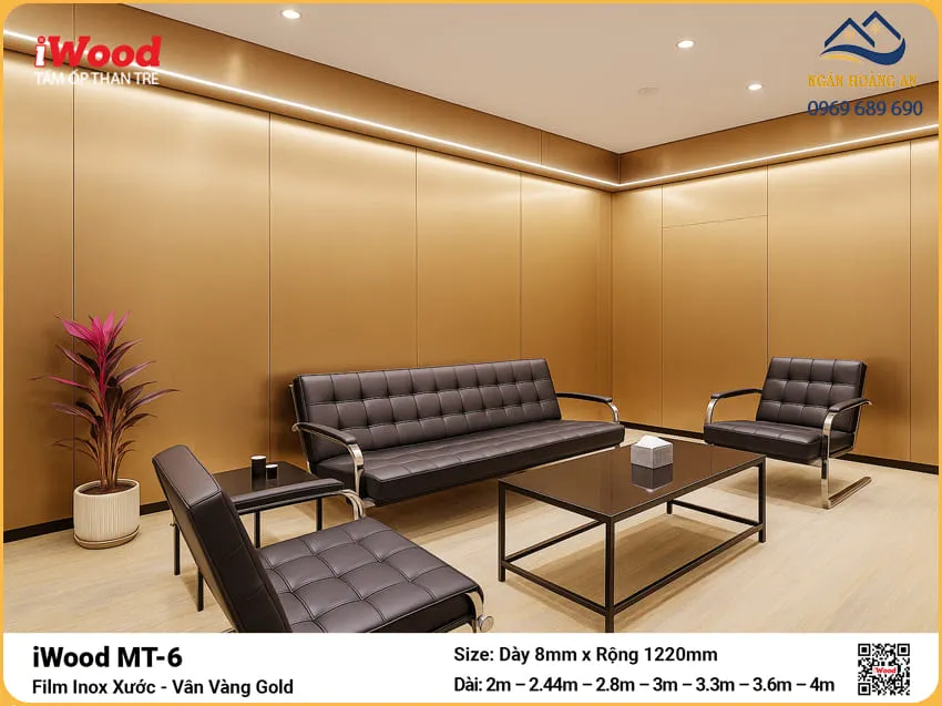 Tấm Than Tre MT-6 Vàng Gold Độ Dày Đa Dạng 5mm 8mm 17mm