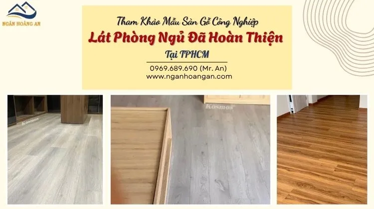 Tham Khảo Mẫu Sàn Gỗ Công Nghiệp Phòng Ngủ Đã Hoàn Thiện Tại TPHCM