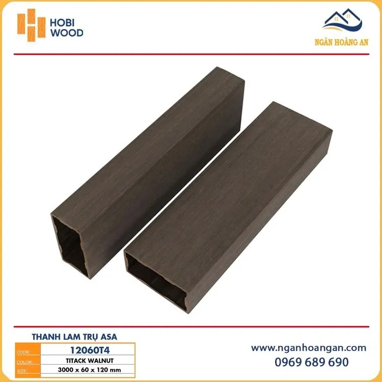 Thanh Lam Hộp Gỗ Nhựa Ngoài Trời Che Nắng Hobiwood 12060T4