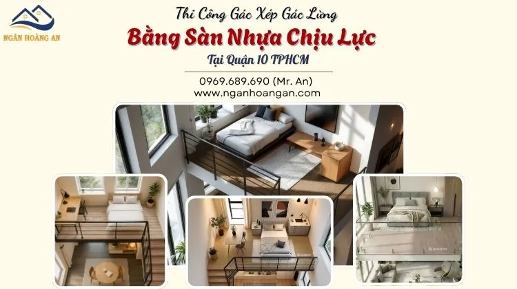 Thi Công Gác Xép Gác Lửng Bằng Sàn Nhựa Chịu Lực 