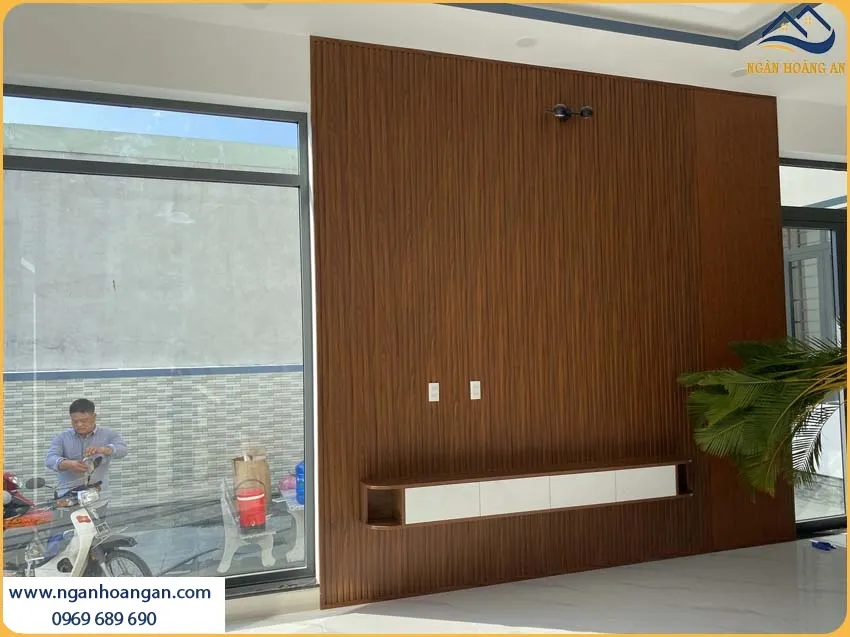 Không Gian Nội Thất Trở Nên Tinh Tế Khi Ốp Tường Lam 4 Sóng Kosmos