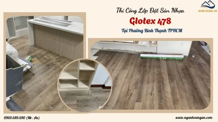Thi Công Lắp Đặt Sàn Nhựa Glotex 478 Tại Phường Bình Thạnh Thi Công Lắp Đặt Sàn Nhựa Glotex 478 Tại Phường Bình Thạnh