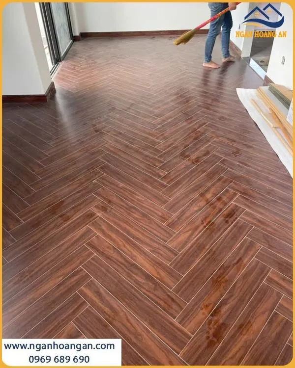 Sàn Xương Cá Charawood C02 Dễ Phối Nội Thất