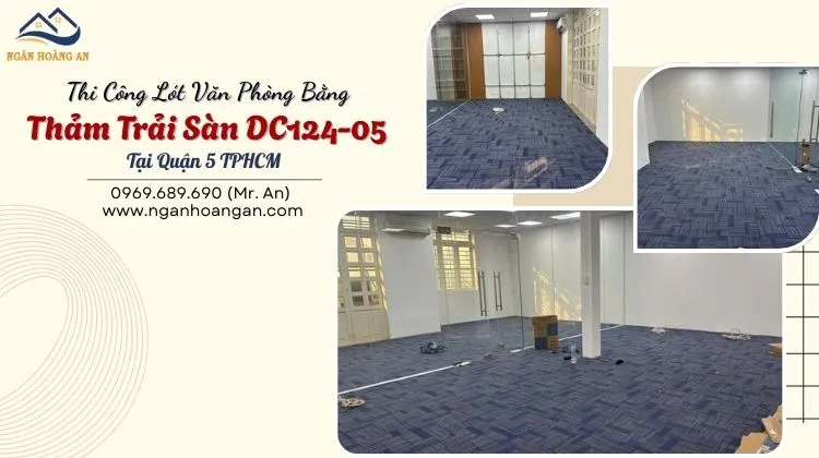 Thi Công Lót Văn Phòng Bằng Thảm Trải Sàn DC124-05