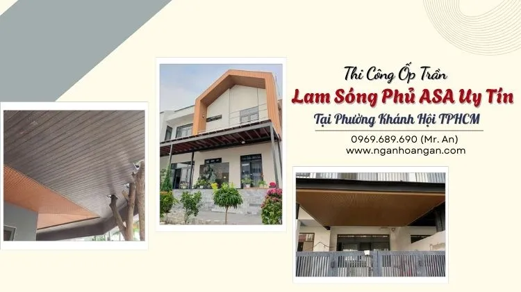 Thi Công Ốp Trần Lam Sóng Phủ ASA Uy Tín Tại Phường Khánh Hội TPHCM