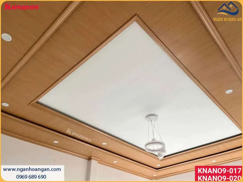 Trần Nhà Được Ốp Bởi Nano Nhựa Màu Trắng Độc Đáo, Chống Mối Mọt