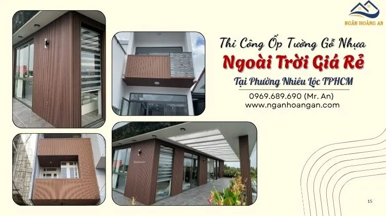 Thi Công Ốp Tường Gỗ Nhựa Ngoài Trời Giá Rẻ 