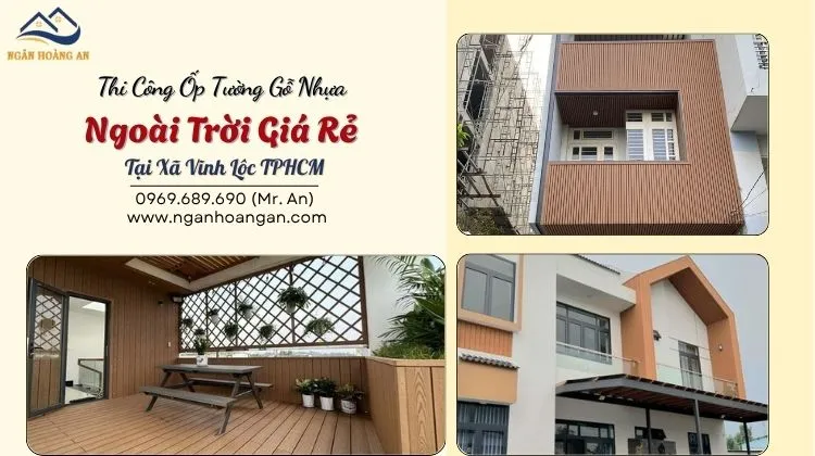 Thi Công Ốp Tường Gỗ Nhựa Ngoài Trời Giá Rẻ Tại Xã Vĩnh Lộc