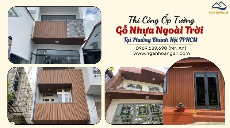 Thi Công Ốp Tường Gỗ Nhựa Ngoài Trời Thi Công Ốp Tường Gỗ Nhựa Ngoài Trời