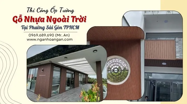 Thi Công Ốp Tường Gỗ Nhựa Ngoài Trời Thi Công Ốp Tường Gỗ Nhựa Ngoài Trời